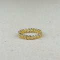 Mondsee 18k Gold Filled 2.5mm Cuban Chain Ring | 18k Gold Filled Jewelry