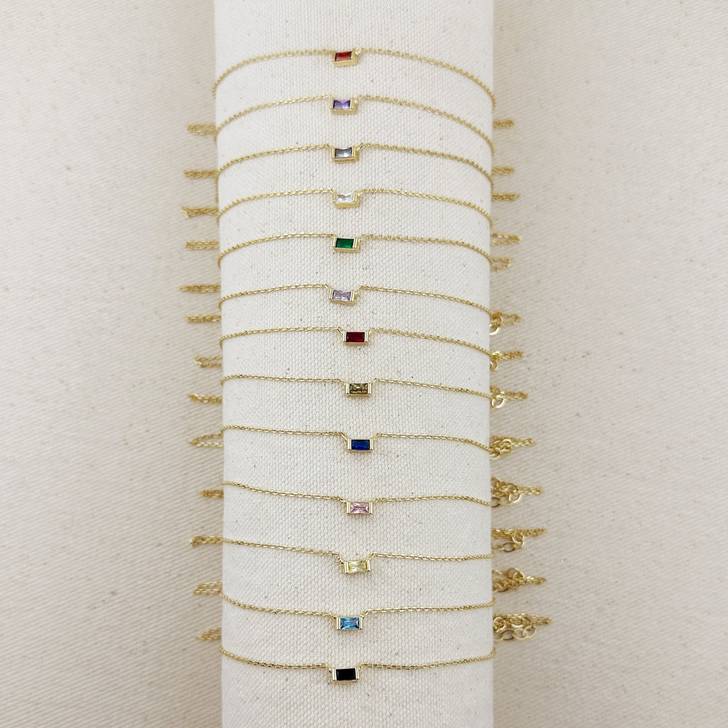 18k Gold Filled Celebration Birthstone Sets