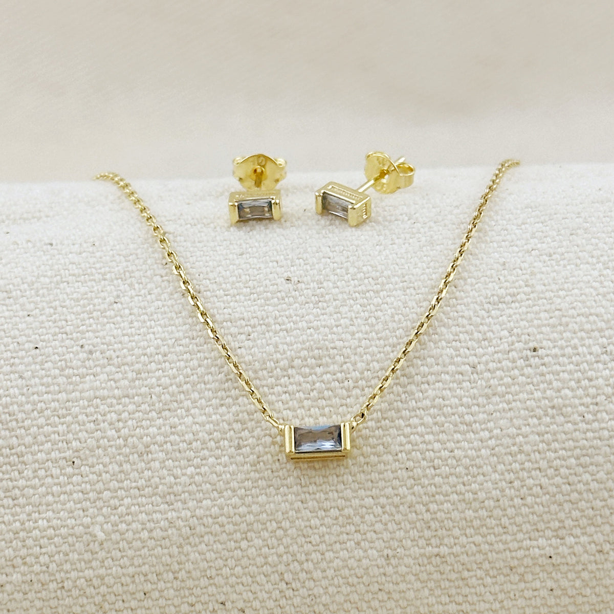 18k Gold Filled Celebration Birthstone Sets – March