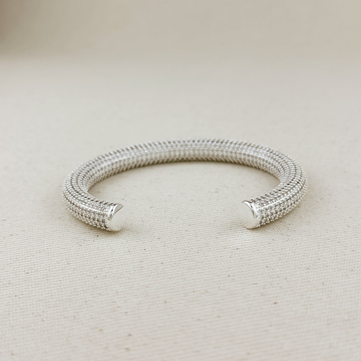 18k Gold Filled Iced Arm Cuff Bracelet