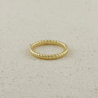 Mondsee 18k Gold Filled Twisted Design Band Ring | 18k Gold Filled Jewelry