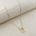 Mondsee 18k Gold Filled Cross Plate Necklace | 18k Gold Filled Jewelry