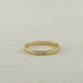 Mondsee 18k Gold Filled Delicate CZ Band Ring | 18k Gold Filled Jewelry