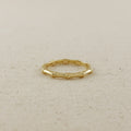 Mondsee 18k Gold Filled Bamboo Band Ring | 18k Gold Filled Jewelry