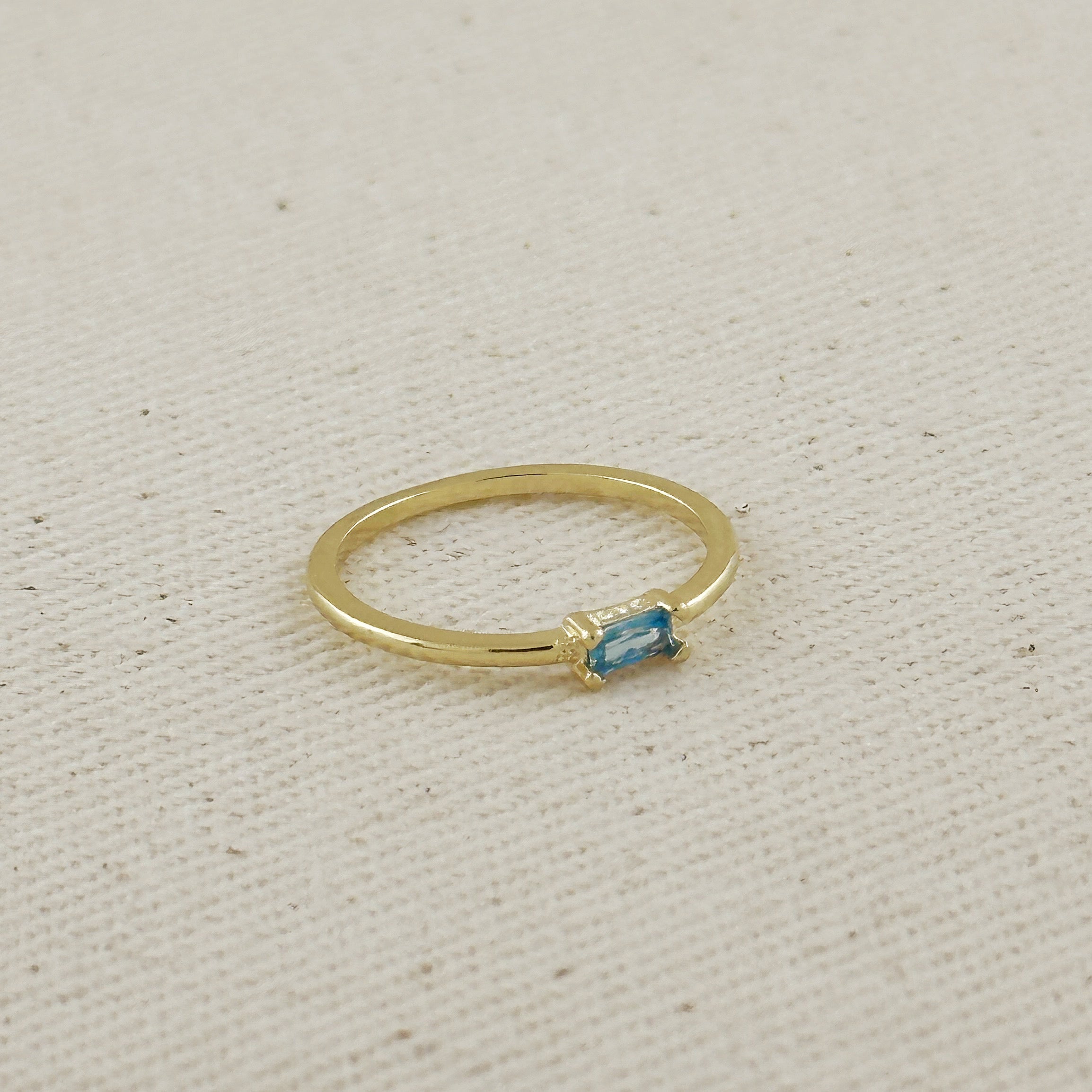 Mondsee 18k Gold Filled Birthstone Rings | 18k Gold Filled Jewelry
