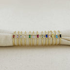 18k Gold Filled Birthstone Rings
