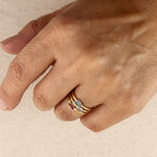 18k Gold Filled Birthstone Rings
