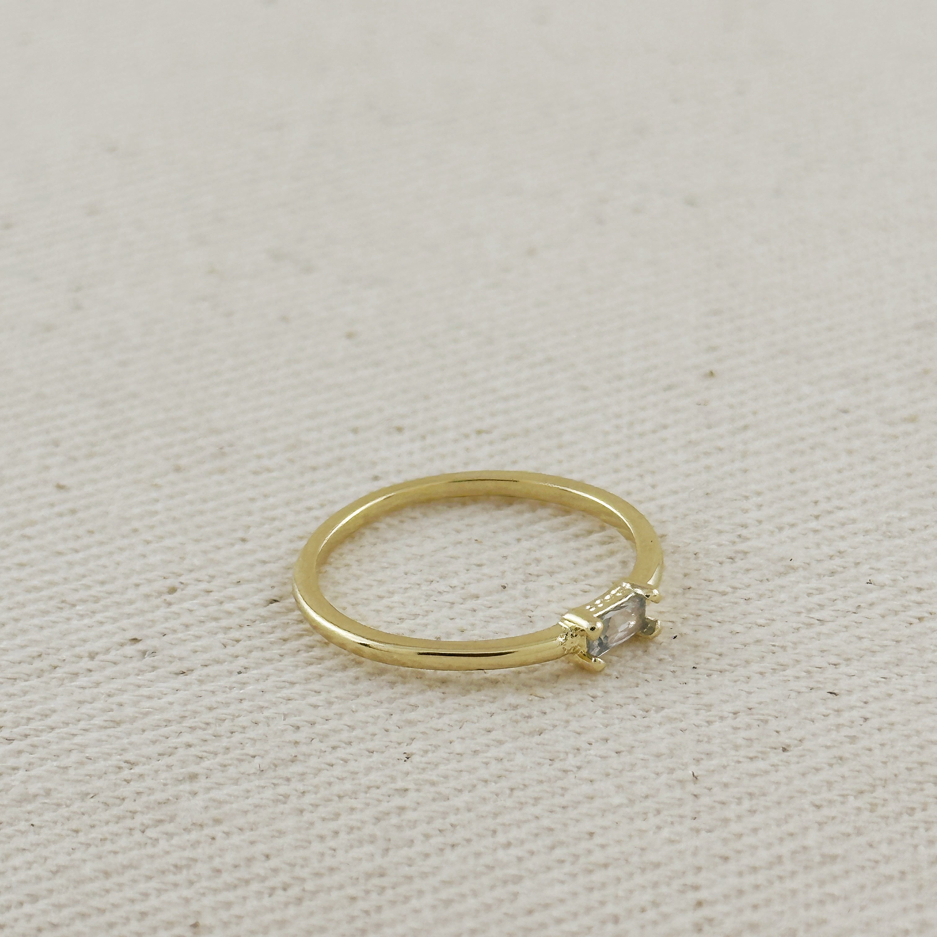 Mondsee 18k Gold Filled Birthstone Rings | 18k Gold Filled Jewelry