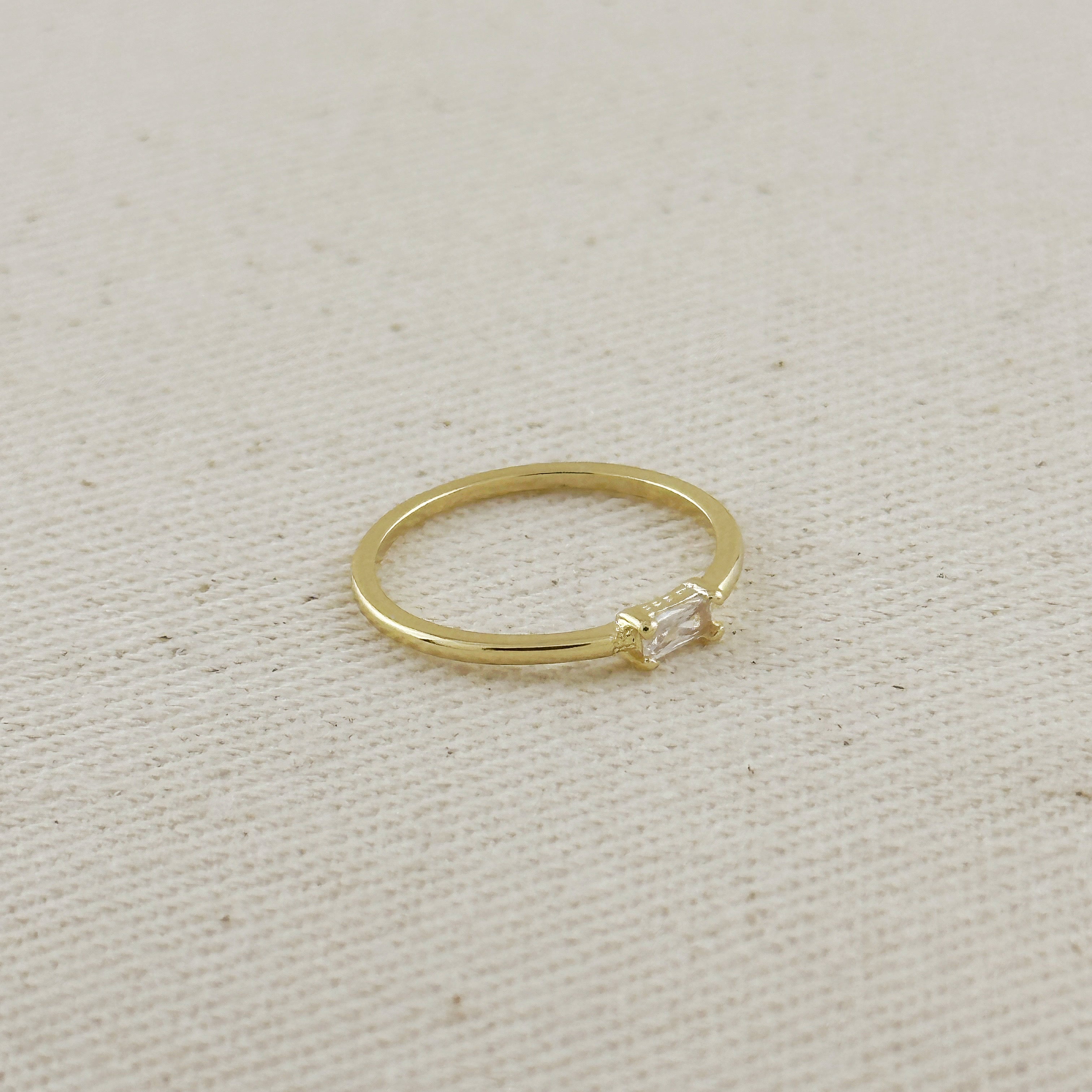 Mondsee 18k Gold Filled Birthstone Rings | 18k Gold Filled Jewelry