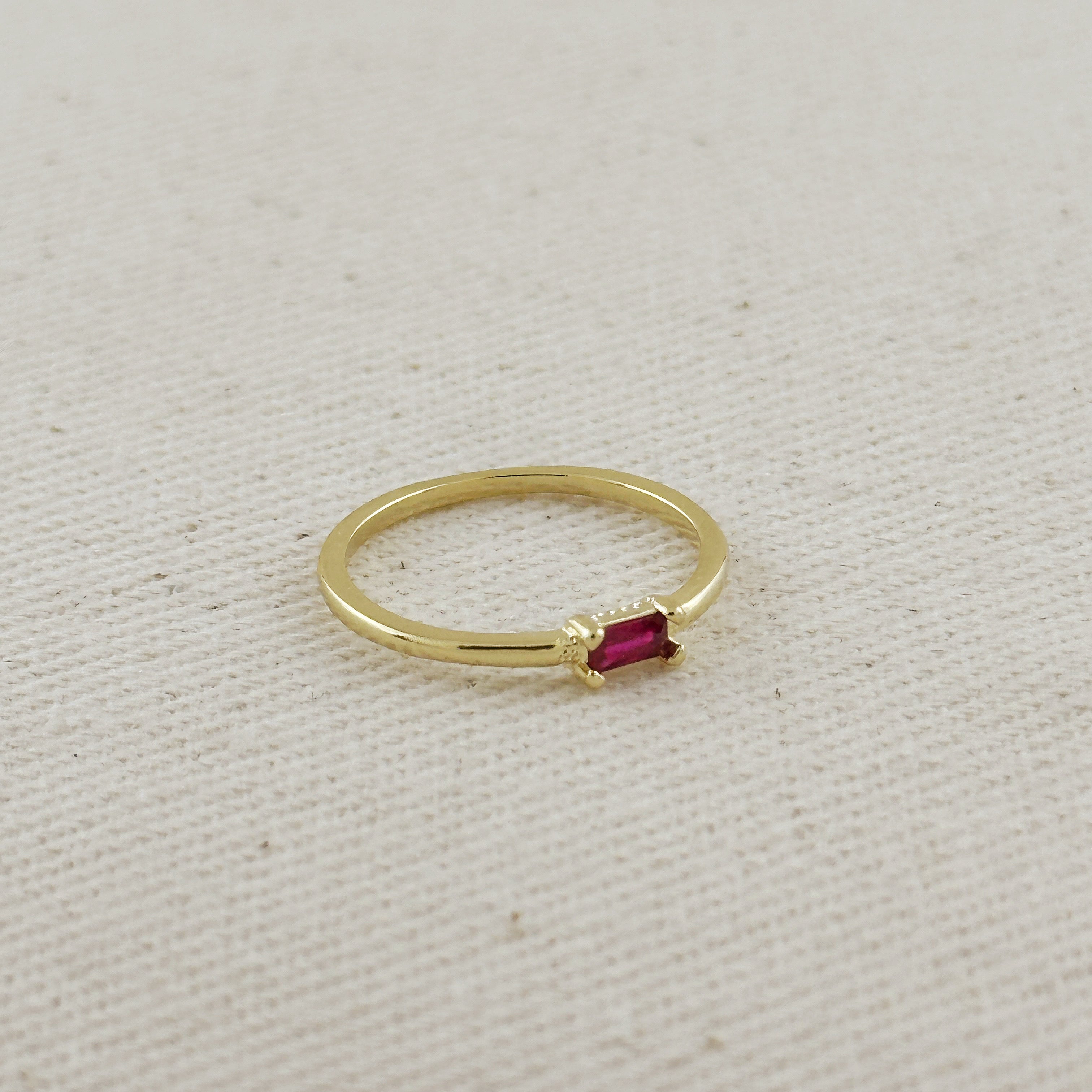 Mondsee 18k Gold Filled Birthstone Rings | 18k Gold Filled Jewelry