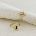 18k Gold Filled Fancy Baguette Ring