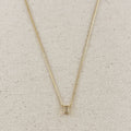 18k Gold Filled Mini CZ Baguette Necklace