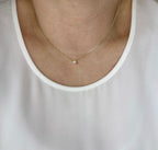 18k Gold Filled Mini CZ Star Necklace