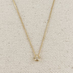 18k Gold Filled Mini CZ Star Necklace