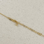 Mondsee 18k Gold Filled Ellipse Solitaire Necklace | 18k Gold Filled Jewelry