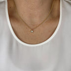 Mondsee 18k Gold Filled Solitaire Necklace | 18k Gold Filled Jewelry