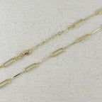 Mondsee 18k Gold Filled Paperclip And Straw Chain | 18k Gold Filled Jewelry