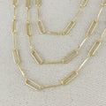 Mondsee 18k Gold Filled Paperclip And Straw Chain | 18k Gold Filled Jewelry