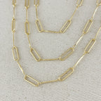 Mondsee 18k Gold Filled Paperclip And Straw Chain | 18k Gold Filled Jewelry