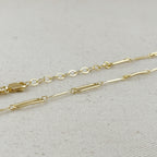 Mondsee 18k Gold Filled Paperclip And Straw Chain | 18k Gold Filled Jewelry