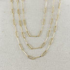 Mondsee 18k Gold Filled Paperclip And Straw Chain | 18k Gold Filled Jewelry