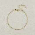 Mondsee 18k Gold Filled 1.5mm Flat Dot Ball Bracelet | 18k Gold Filled Jewelry