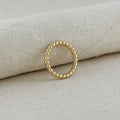 Mondsee 18k Gold Filled 2mm Beaded Band Ring | 18k Gold Filled Jewelry