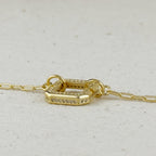 Mondsee 18k Gold Filled Quadratini CZ Necklace | 18k Gold Filled Jewelry