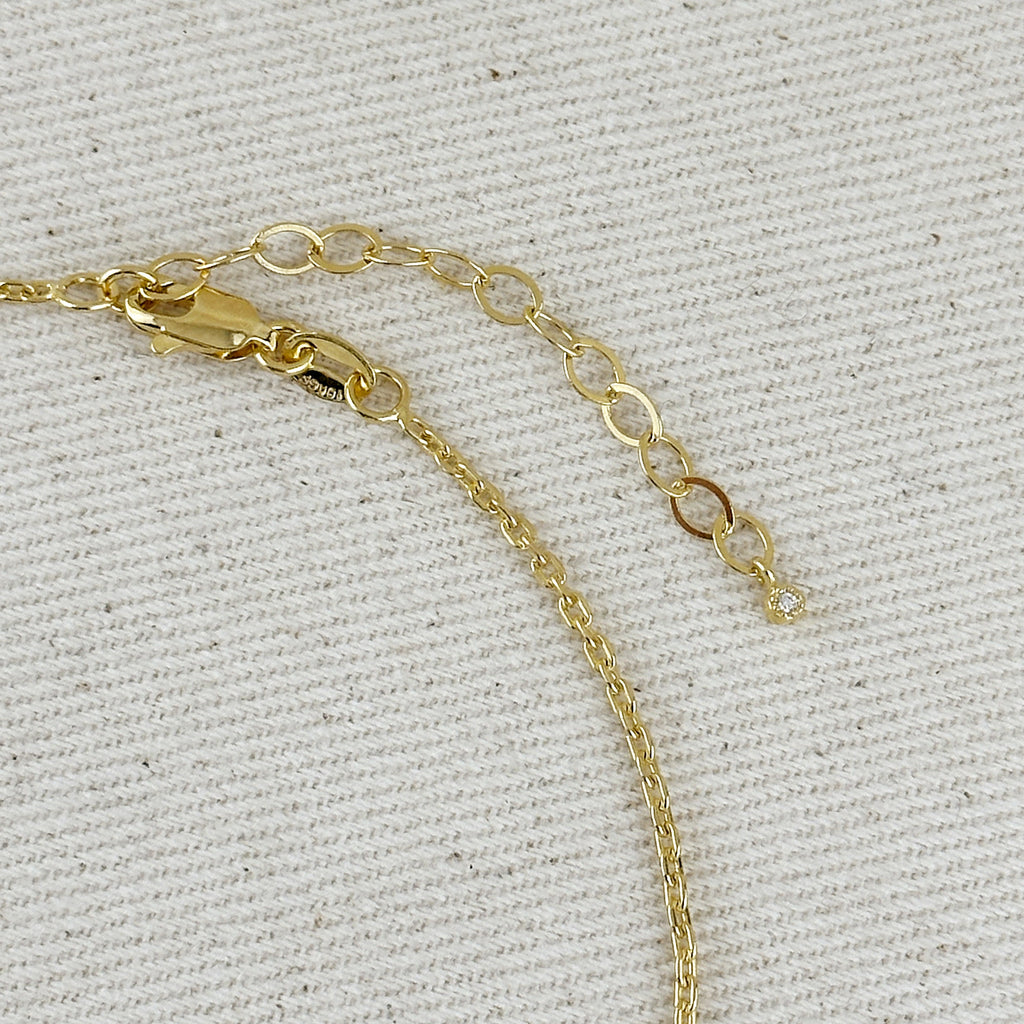 Mondsee 18k Gold Filled Linked CZ Necklace | 18k Gold Filled Jewelry