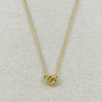 Mondsee 18k Gold Filled Linked CZ Necklace | 18k Gold Filled Jewelry