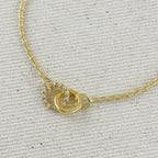Mondsee 18k Gold Filled Linked CZ Bracelet | 18k Gold Filled Jewelry