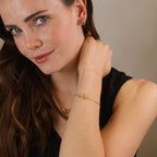 Mondsee 18k Gold Filled Linked CZ Bracelet | 18k Gold Filled Jewelry