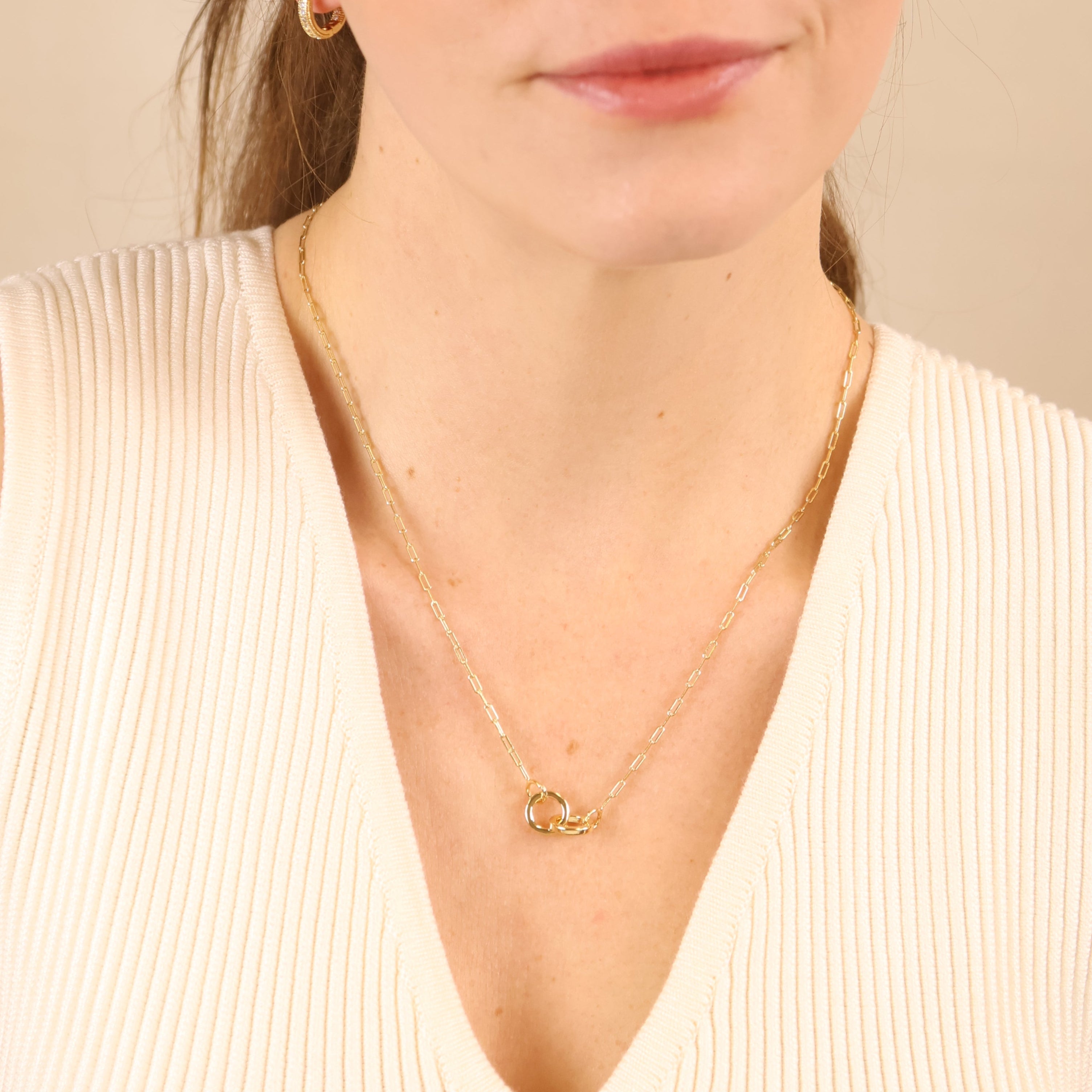 Mondsee 18k Gold Filled Linked Necklace | 18k Gold Filled Jewelry