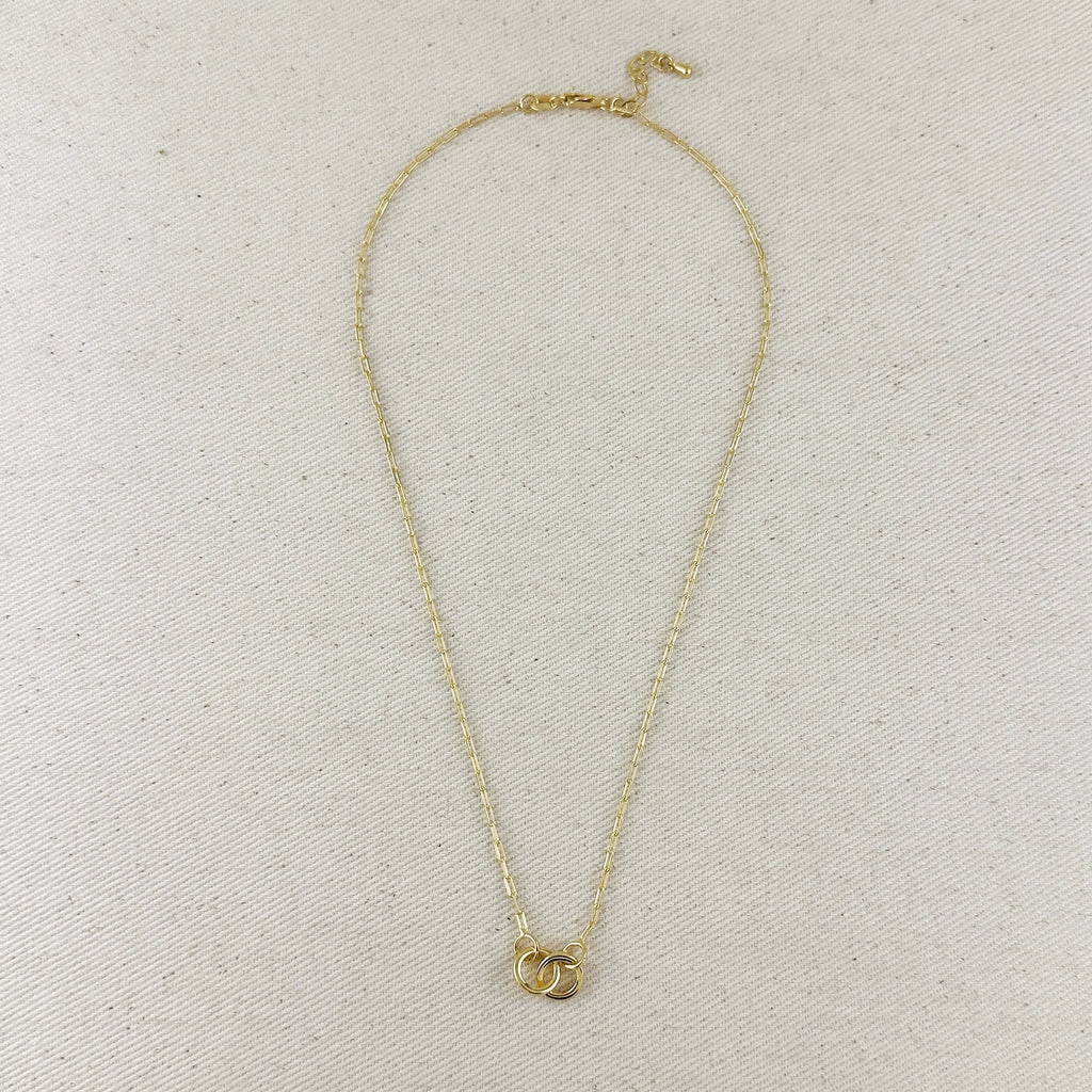 Mondsee 18k Gold Filled Linked Necklace | 18k Gold Filled Jewelry