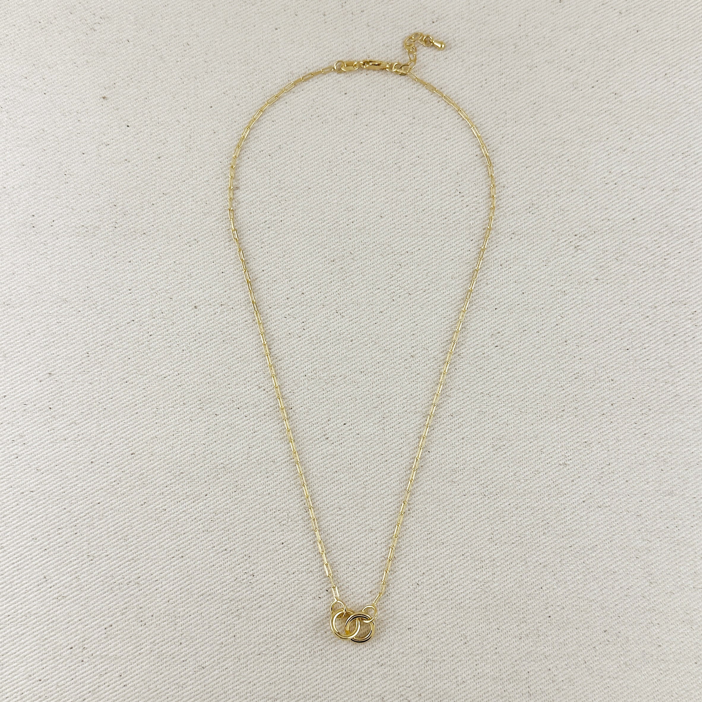 Mondsee 18k Gold Filled Linked Necklace | 18k Gold Filled Jewelry