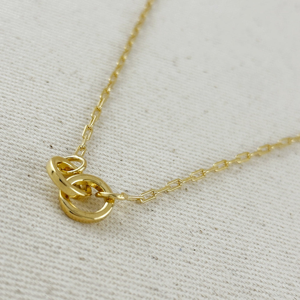 Mondsee 18k Gold Filled Linked Necklace | 18k Gold Filled Jewelry