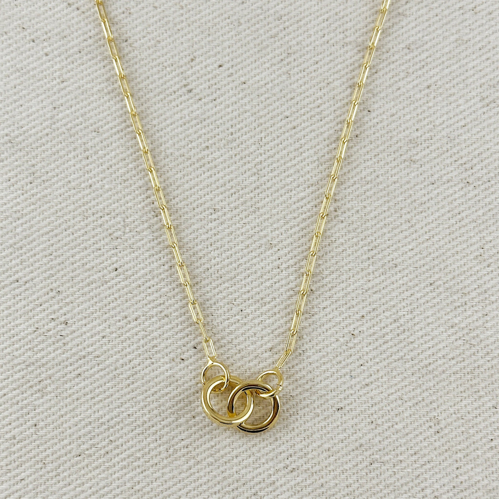Mondsee 18k Gold Filled Linked Necklace | 18k Gold Filled Jewelry