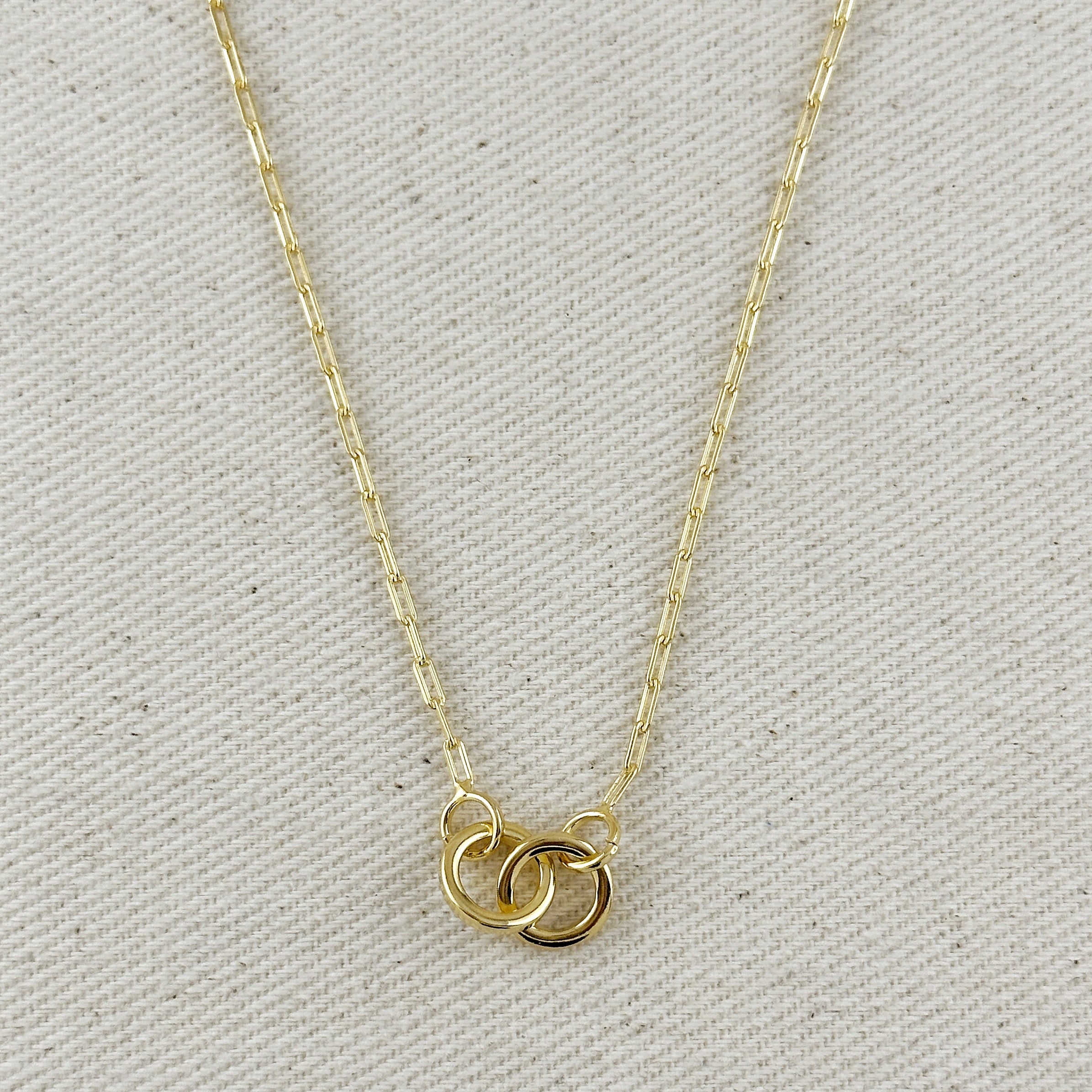Mondsee 18k Gold Filled Linked Necklace | 18k Gold Filled Jewelry