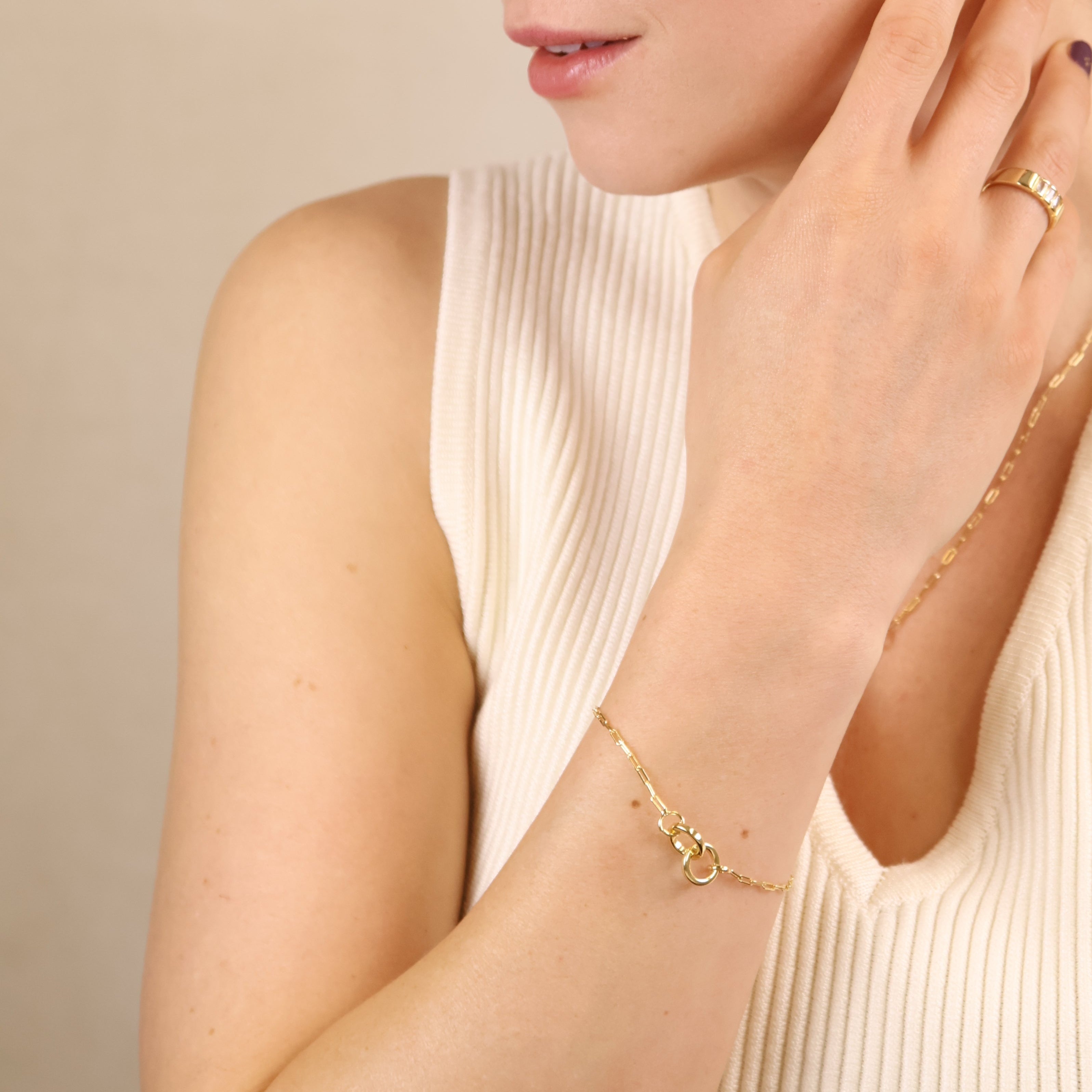 Mondsee 18k Gold Filled Linked Bracelet | 18k Gold Filled Jewelry
