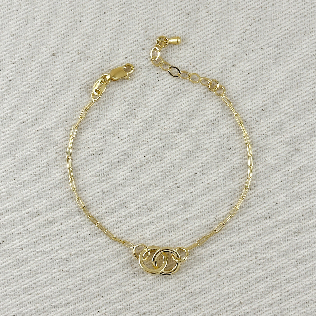 Mondsee 18k Gold Filled Linked Bracelet | 18k Gold Filled Jewelry