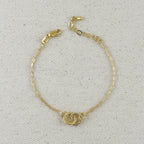 Mondsee 18k Gold Filled Linked Bracelet | 18k Gold Filled Jewelry
