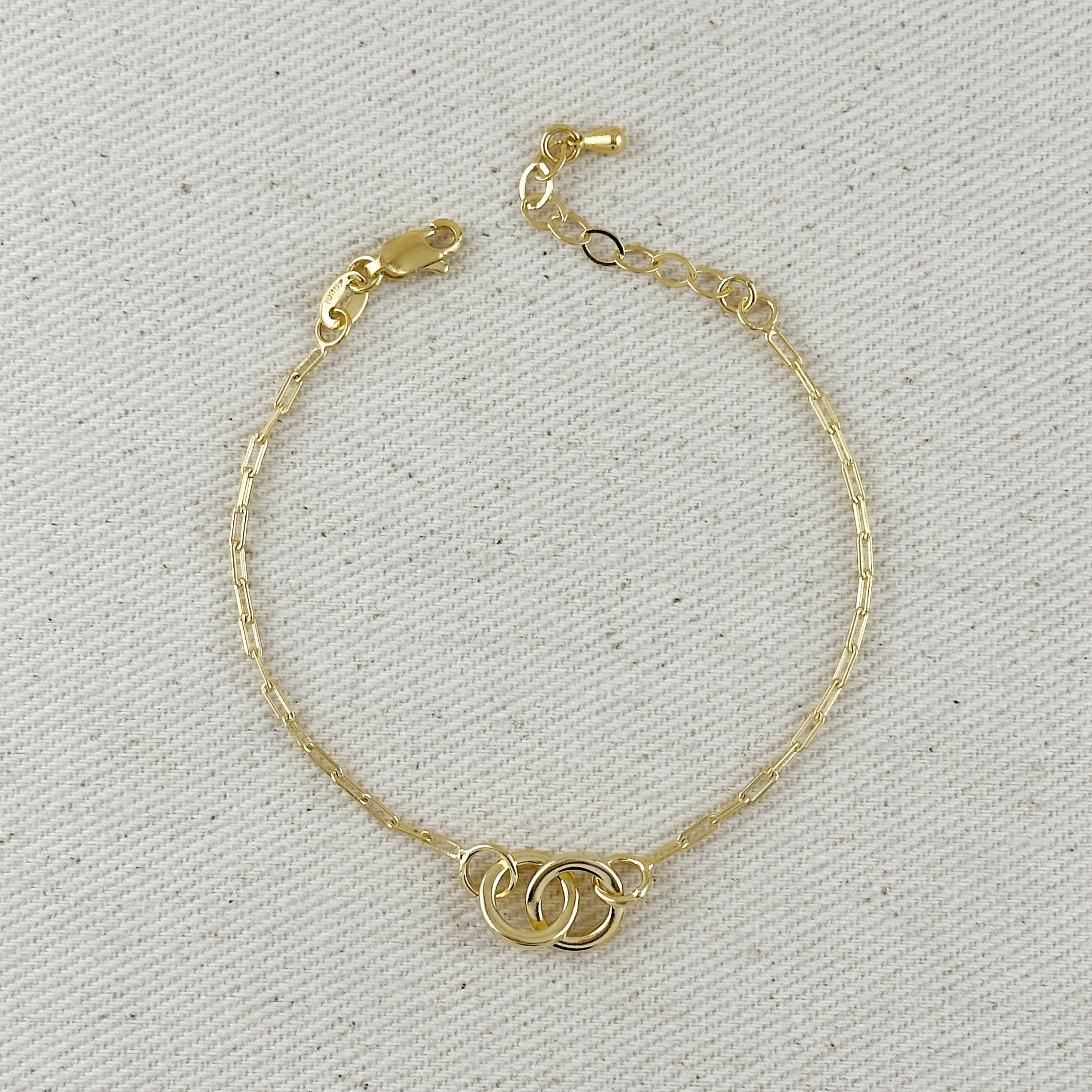 Mondsee 18k Gold Filled Linked Bracelet | 18k Gold Filled Jewelry