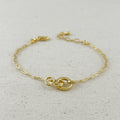 Mondsee 18k Gold Filled Linked Bracelet | 18k Gold Filled Jewelry