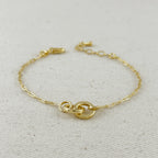 Mondsee 18k Gold Filled Linked Bracelet | 18k Gold Filled Jewelry