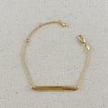 Mondsee 18k Gold Filled Polished Bar Bracelet | 18k Gold Filled Jewelry