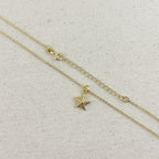 Mondsee 18k Gold Filled Stella a Mulinello CZ Necklace | 18k Gold Filled Jewelry