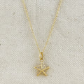 Mondsee 18k Gold Filled Stella a Mulinello CZ Necklace | 18k Gold Filled Jewelry