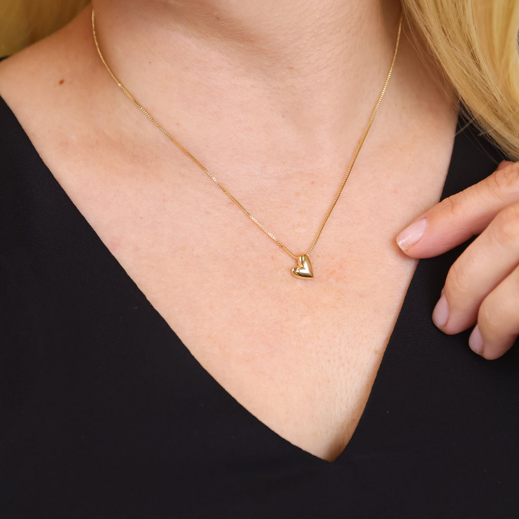 Mondsee 18k Gold Filled Uneven Heart Necklace | 18k Gold Filled Jewelry