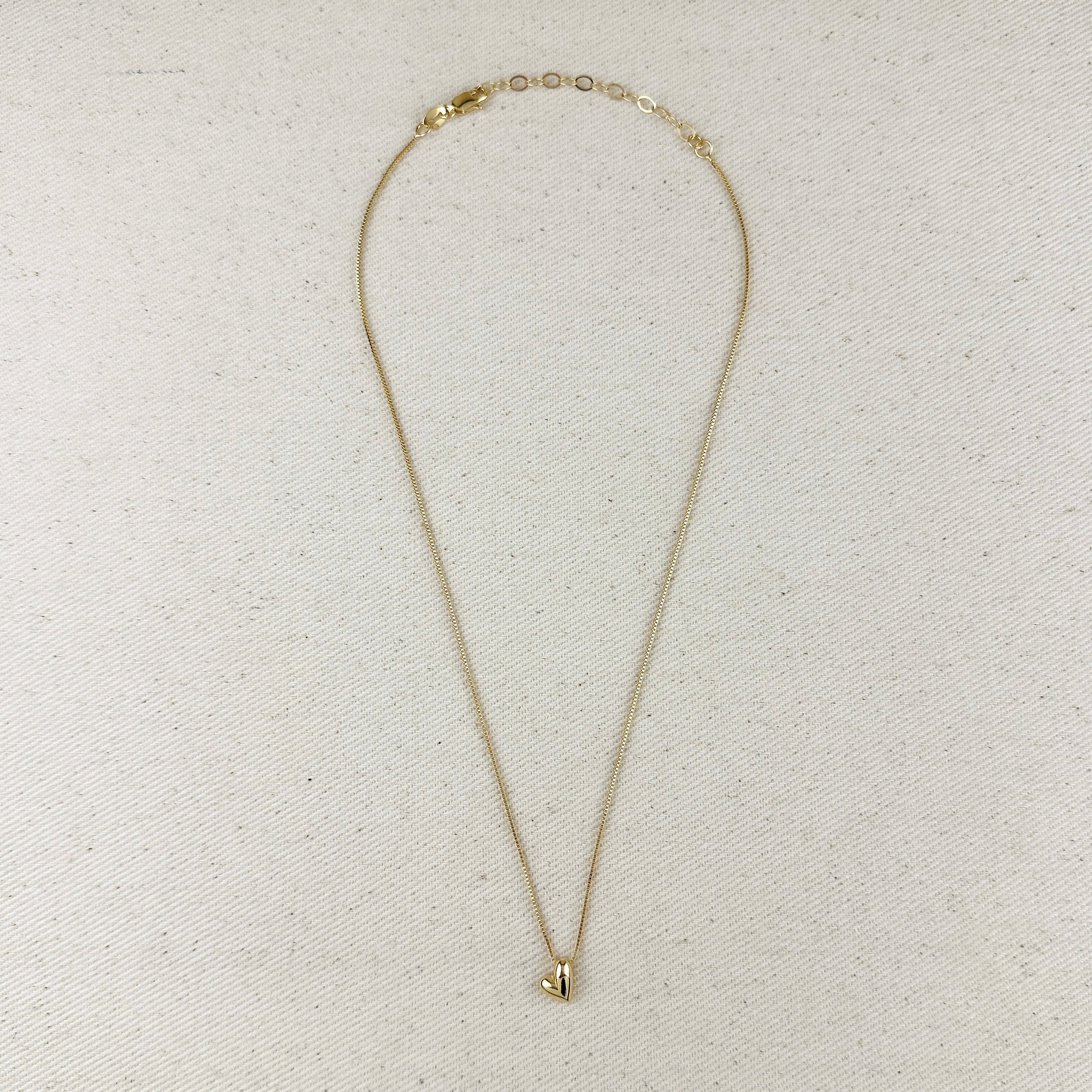 Mondsee 18k Gold Filled Uneven Heart Necklace | 18k Gold Filled Jewelry