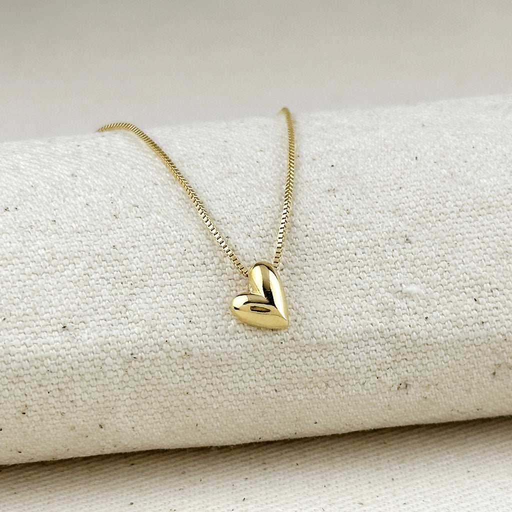 Mondsee 18k Gold Filled Uneven Heart Necklace | 18k Gold Filled Jewelry